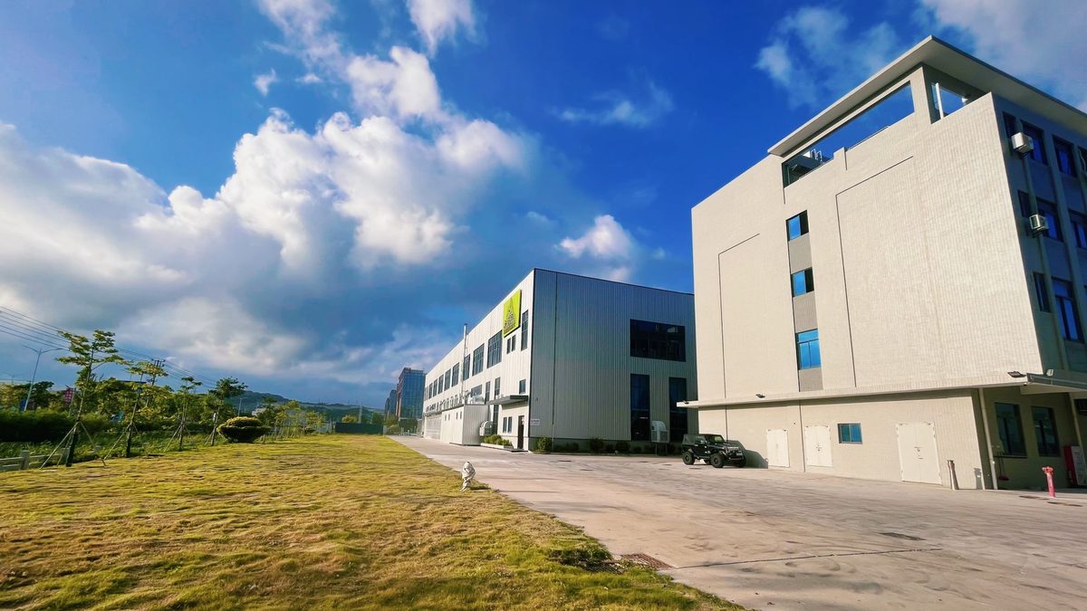 The site, in its industrial park